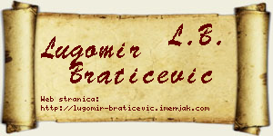 Lugomir Bratičević vizit kartica
